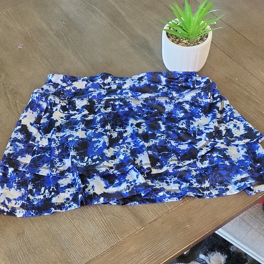 Exertek Blue and Black Women's Skort